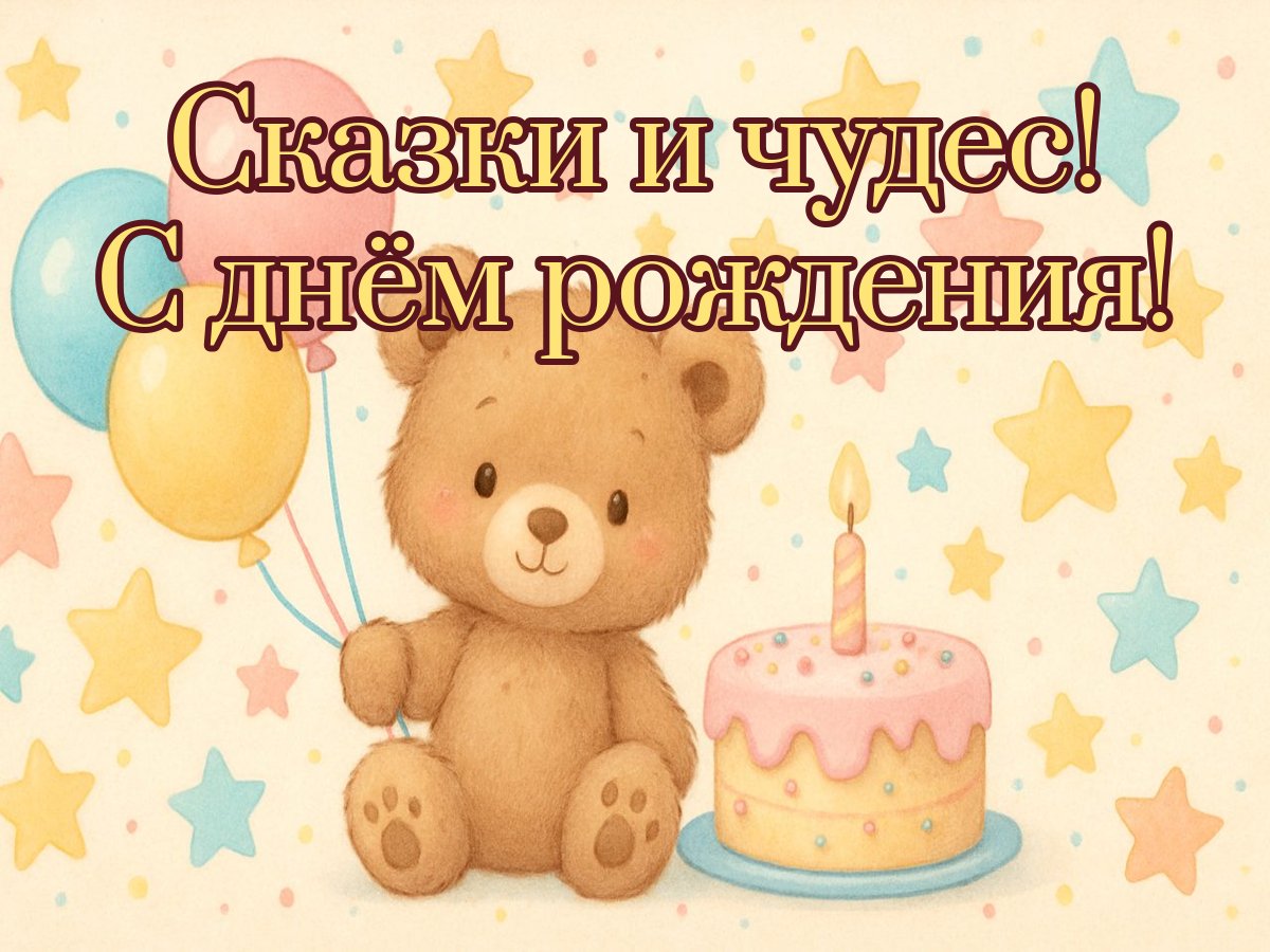 Открытка «ДР девочке»
