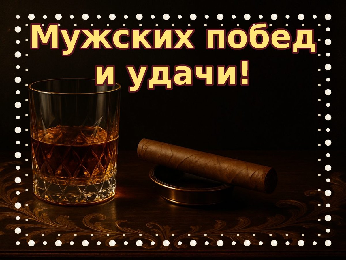 Открытка «ДР мужчине»