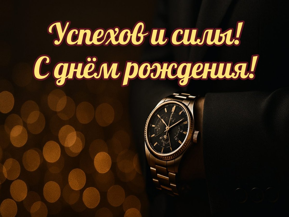 Открытка «ДР мужчине»