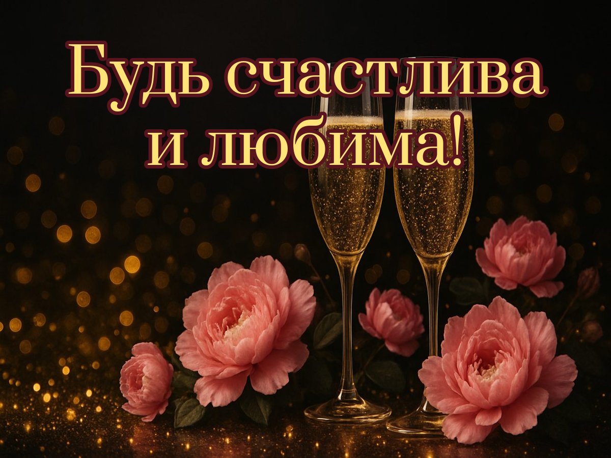 Открытка «ДР женщине»