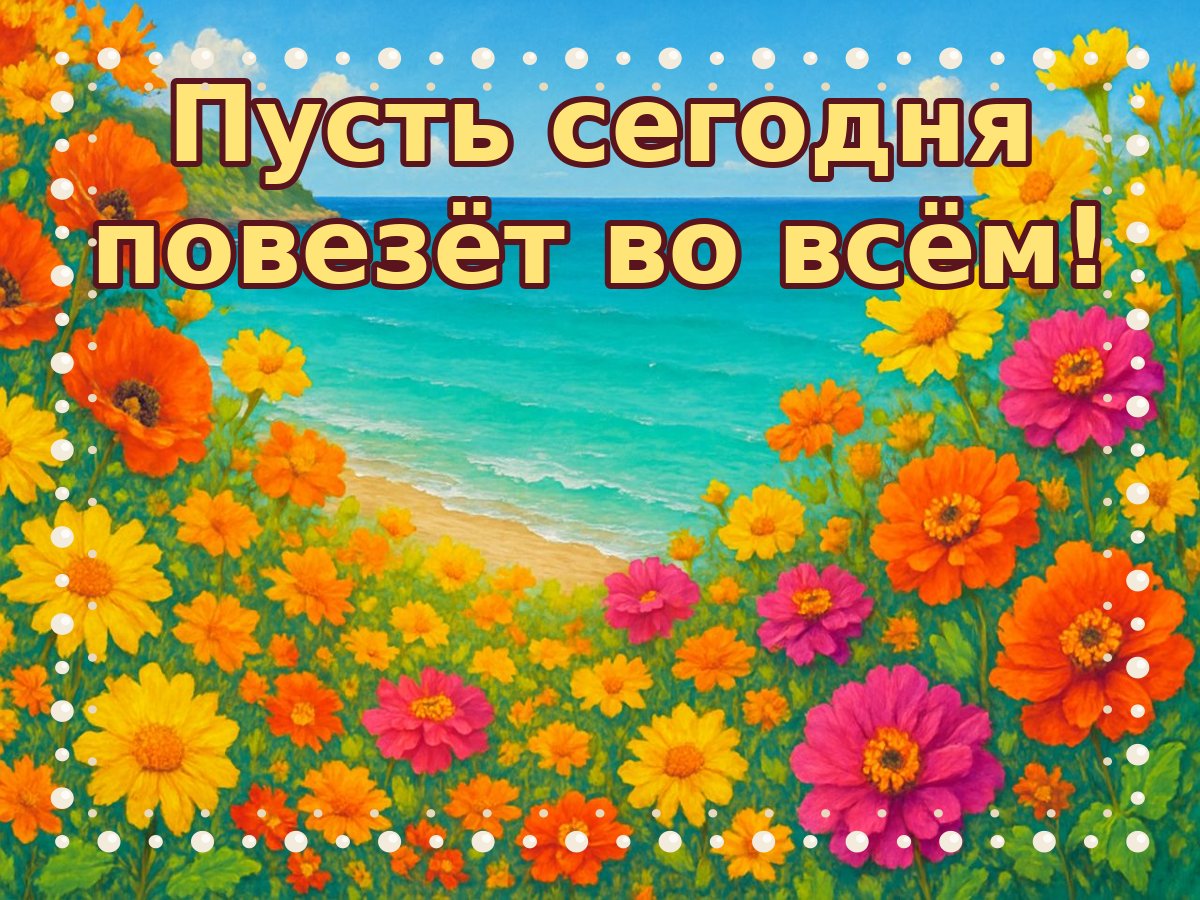 Открытка «Хорошего дня»