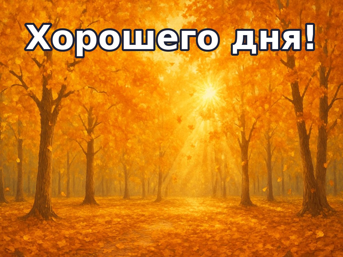 Открытка «Хорошего дня»