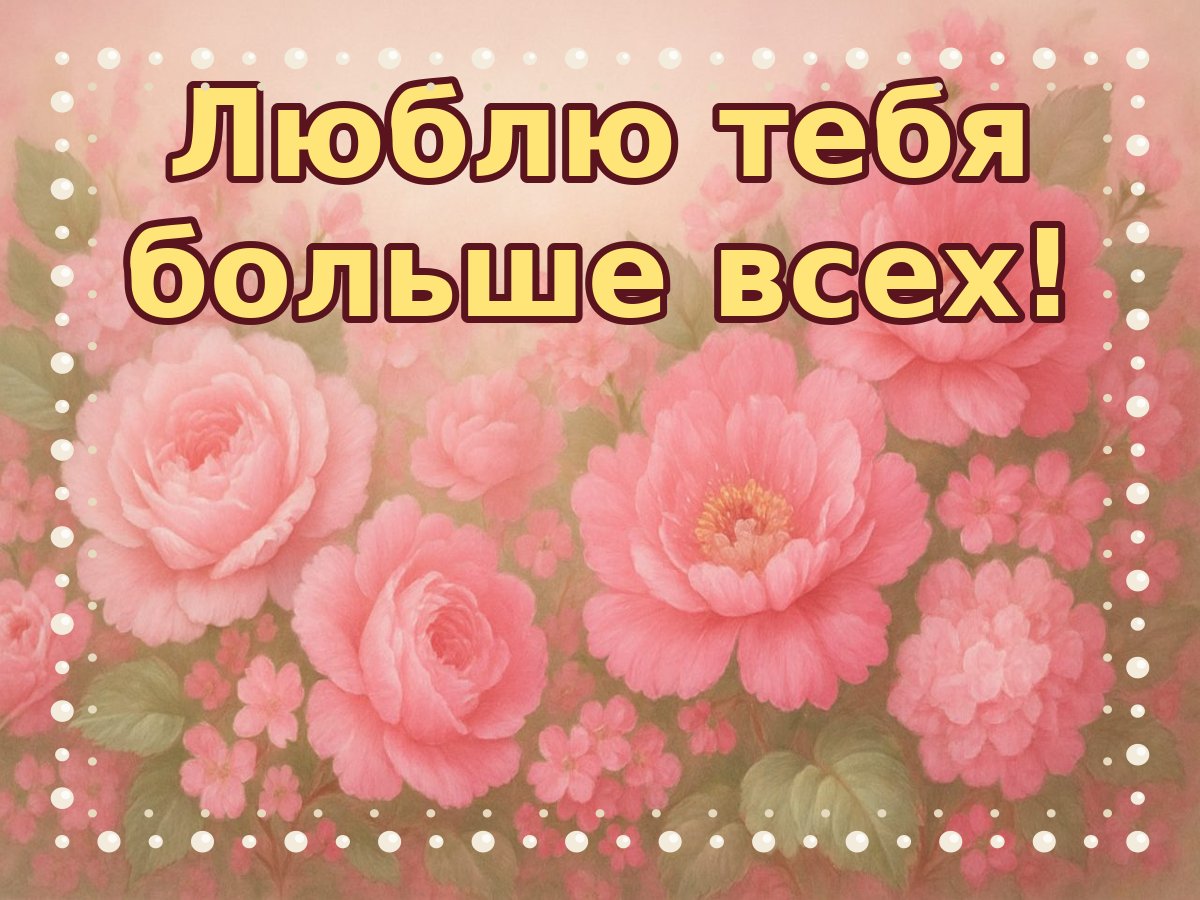 Открытка «О любви»