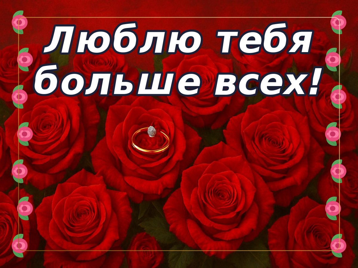 Открытка «О любви»