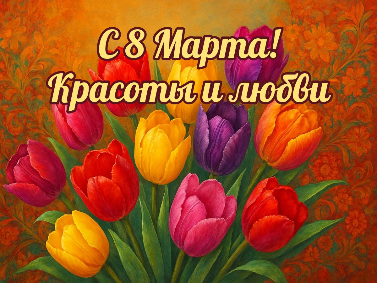 Открытка «8 Марта»
