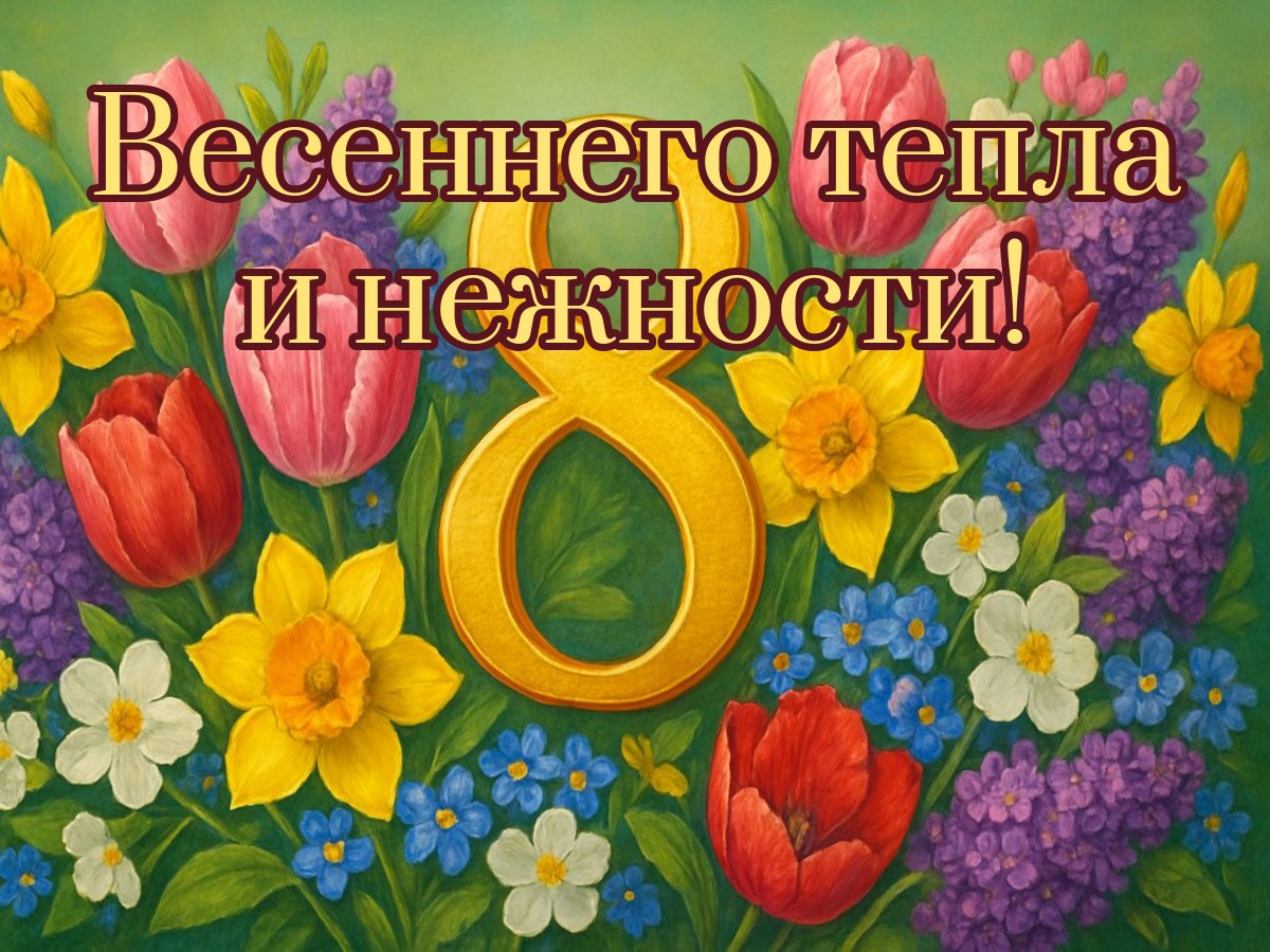 Открытка «8 Марта»