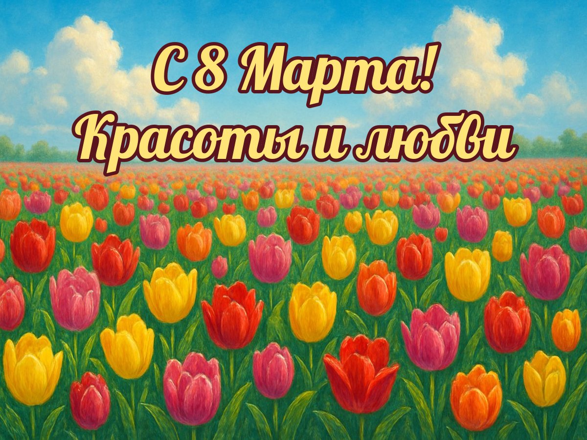 Открытка «8 Марта»