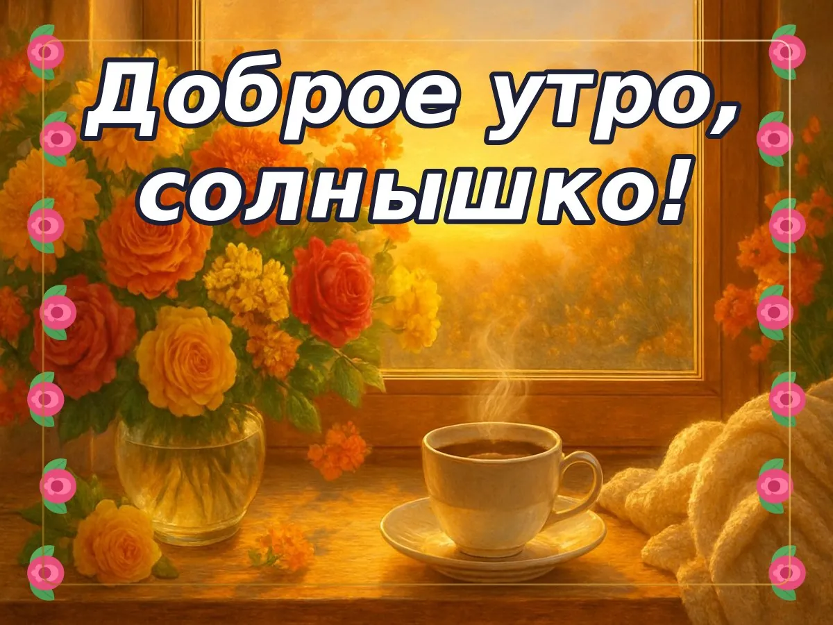 Открытка «С добрым утром»