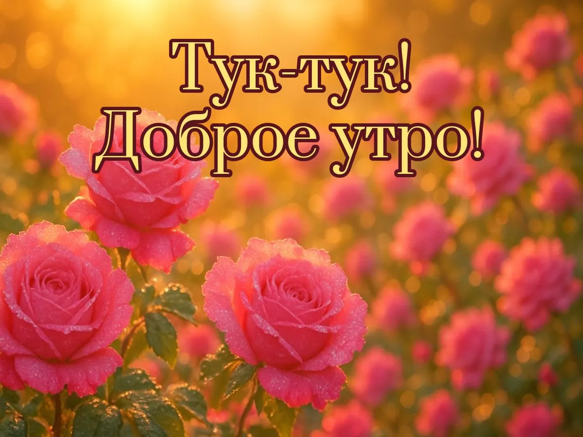 Открытка «С добрым утром»