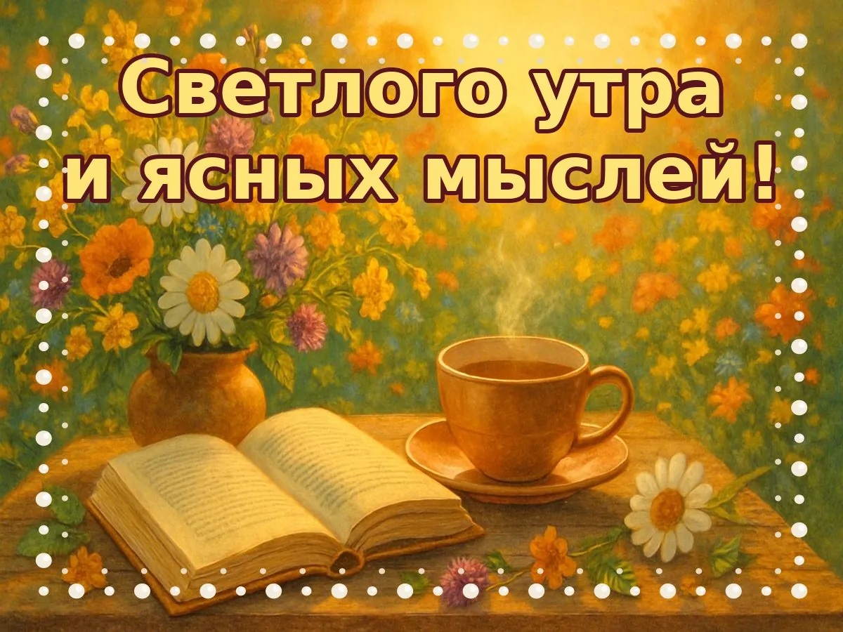 Открытка «С добрым утром»