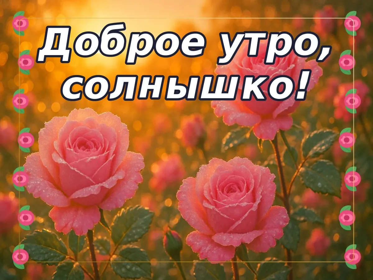 Открытка «С добрым утром»